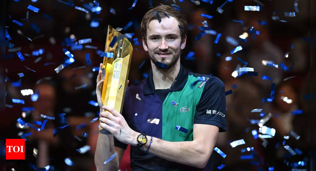 Daniil Medvedev battles back to win second title of year | Tennis News – Times of India