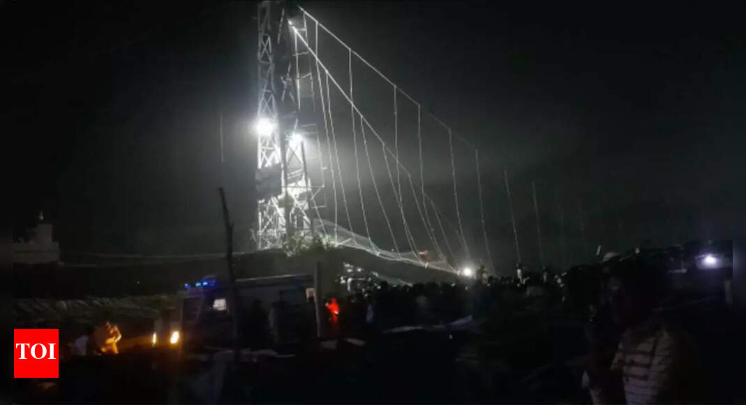 90 feared dead as footbridge in Gujarat collapses days after repair