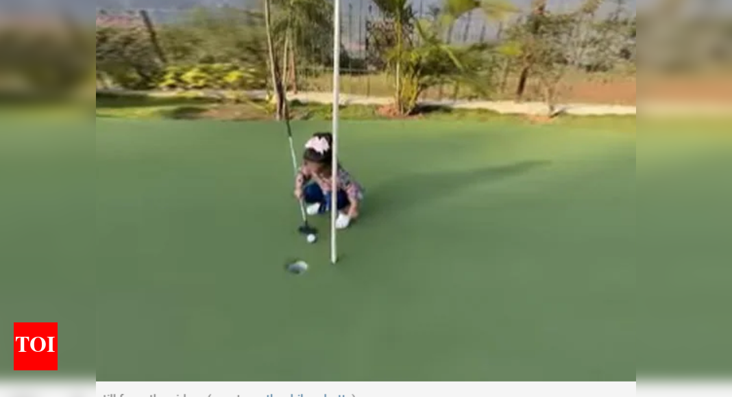 Shilpa Shetty's daughter Samisha plays golf, adorable video wins hearts ...
