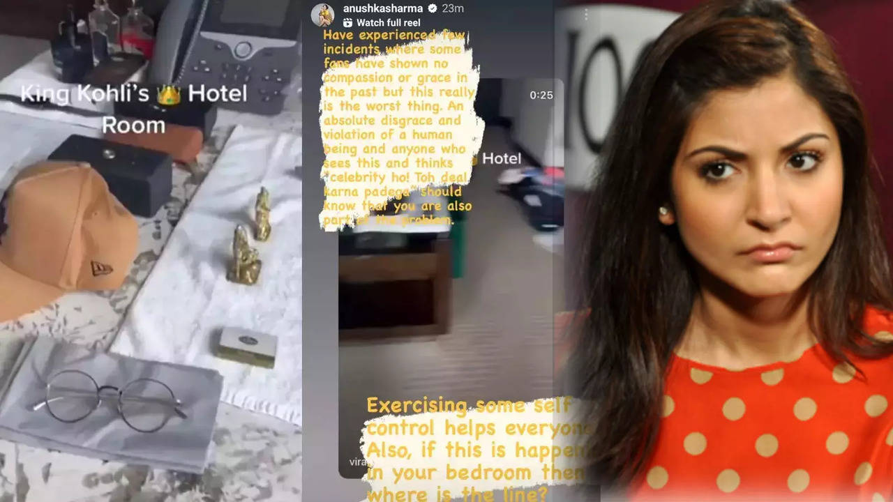 An absolute disgrace and violation of a human being': Anushka Sharma lashes  out at Virat Kohli's fan for secretly recording and sharing a video of his  hotel room | Hindi Movie News -