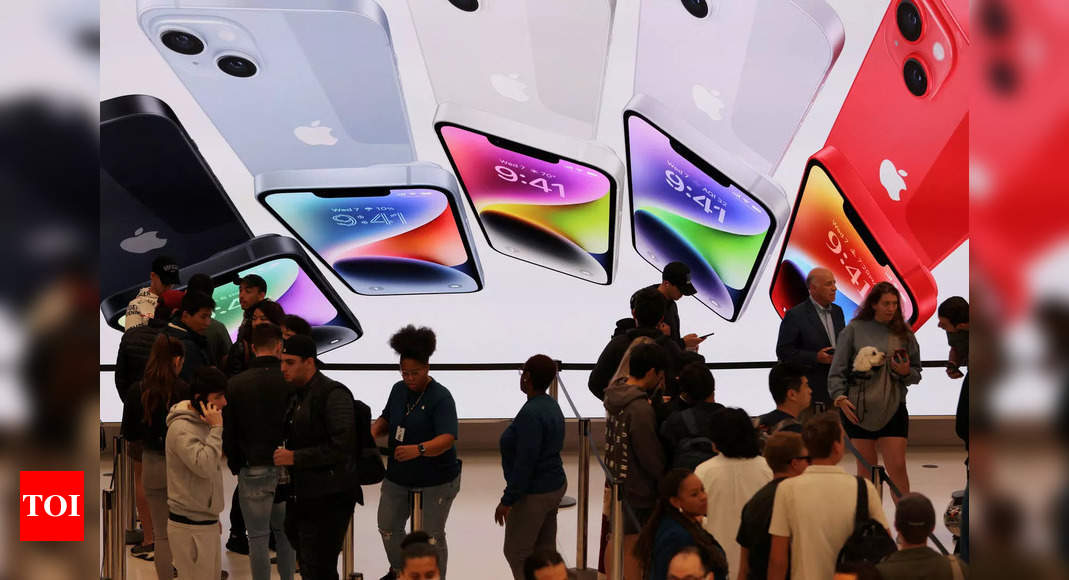 China’s iPhone sales drop may mean bigger problems for Apple – Times of India