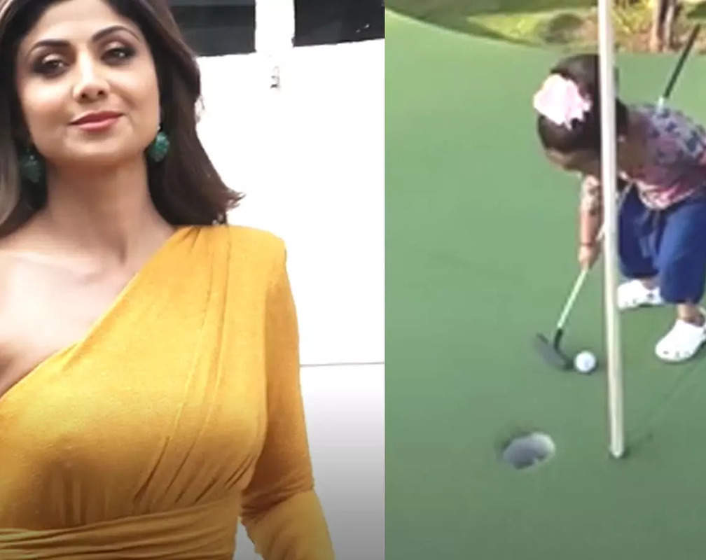 
Shilpa Shetty Kundra's daughter Samisha Shetty tries her hands on golf, and this is the result!
