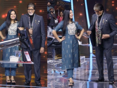 Amitabh Bachchan walks the ramp on request of 'Kaun Banega Crorepati 14' contestant