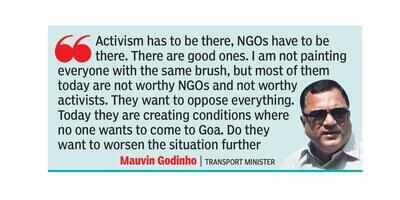 Goa has around 5k NGOs, most ‘not worthy’: Mauvin