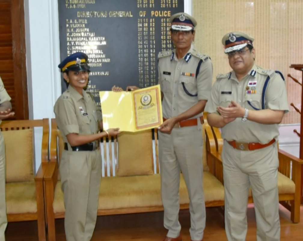 
Kerala Police Chief felicitates police officer for breast feeding baby separated from mother
