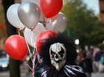 Trick-or-treating on Halloween day in New York