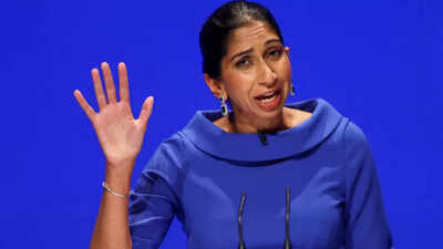 UK home secretary Suella Braverman under fire over migrant ‘invasion' claim