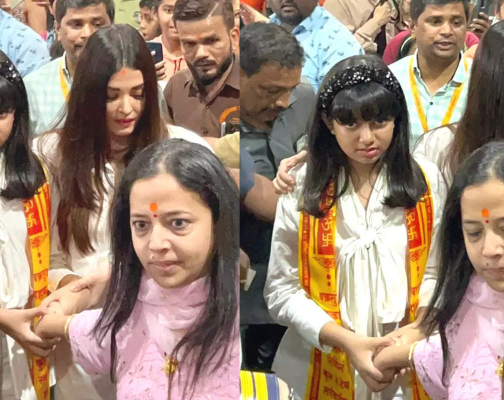 
Aishwarya Rai Bachchan visits Siddhivinayak temple with daughter Aaradhya Bachchan
