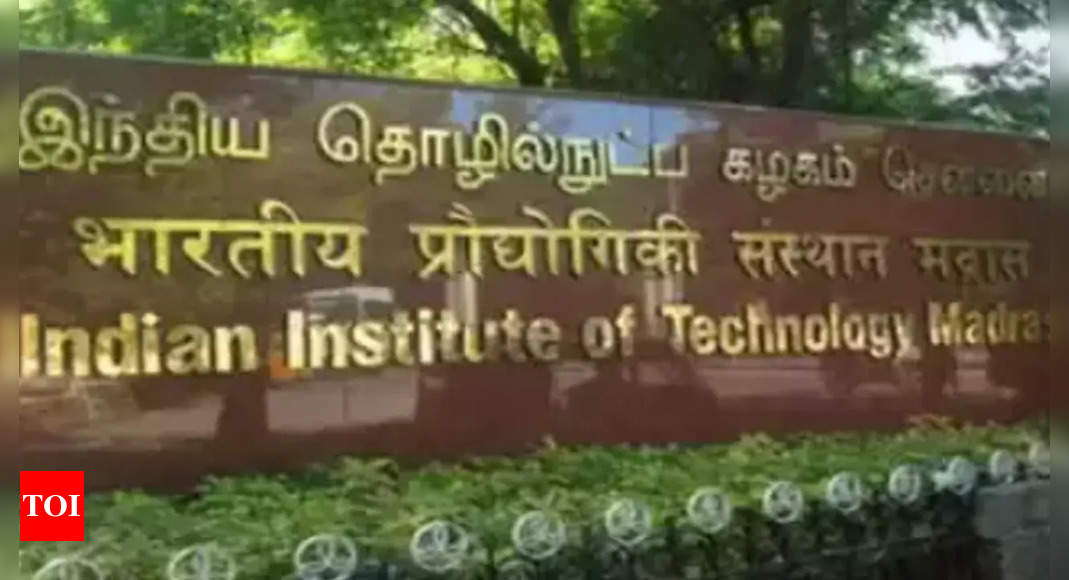 In a 1st, IIT-Madras FY funding, revenue cross Rs 1,000 crore | India ...