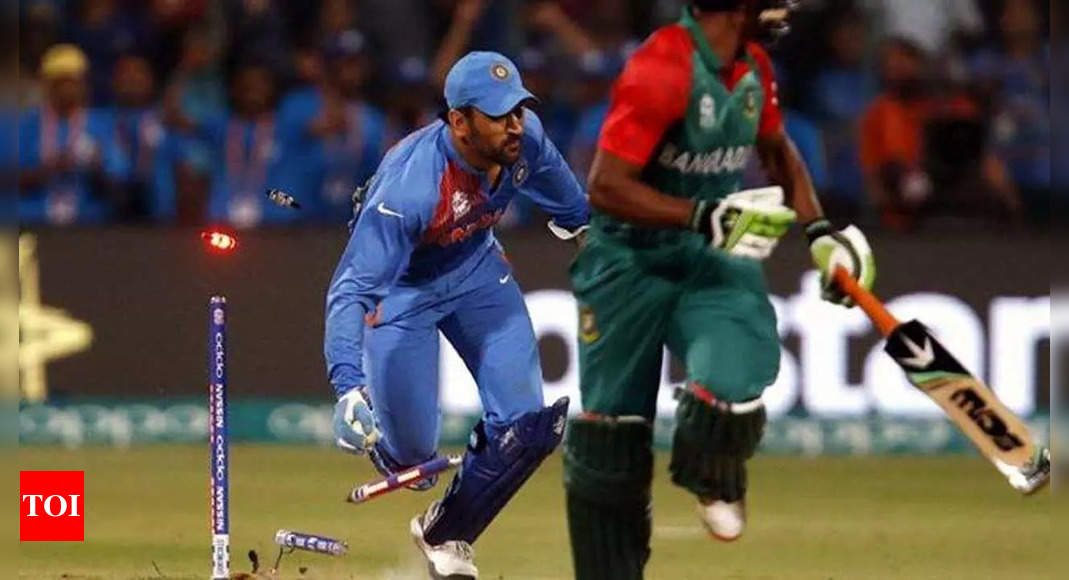T20 World Cup recap: WATCH – When MS Dhoni’s presence of mind gave India a 1 run win vs Bangladesh | Cricket News – Times of India