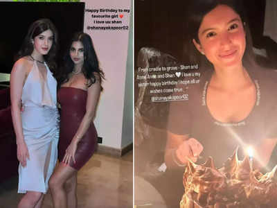 Suhana Khan and Ananya Panday wish bestie Shanaya Kapoor on her birthday