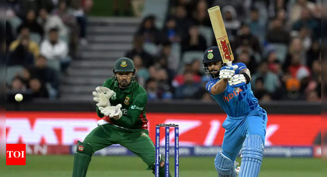 Virat Kohli becomes top run-scorer in T20 World Cup history | Cricket News – Times of India