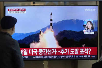North Korea fires 23 missiles, one landing off South Korean coast for first time
