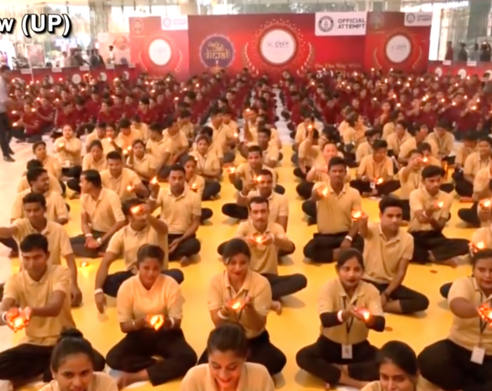 
Lucknow: Lulu Mall creates new Guinness World Record for organising largest lamp lighting relay
