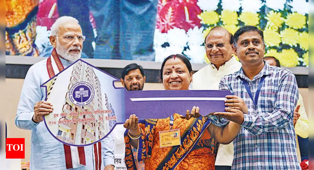 PM Narendra Modi hands over EWS flats, says bridge rich-poor gap