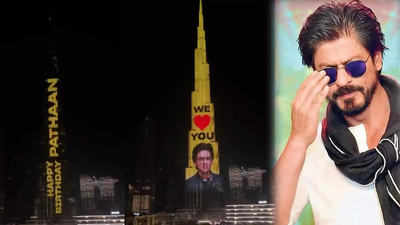 Burj Khalifa Lights Up For Shah Rukh Khan's Birthday, Tujhe Dekha To Ye ...