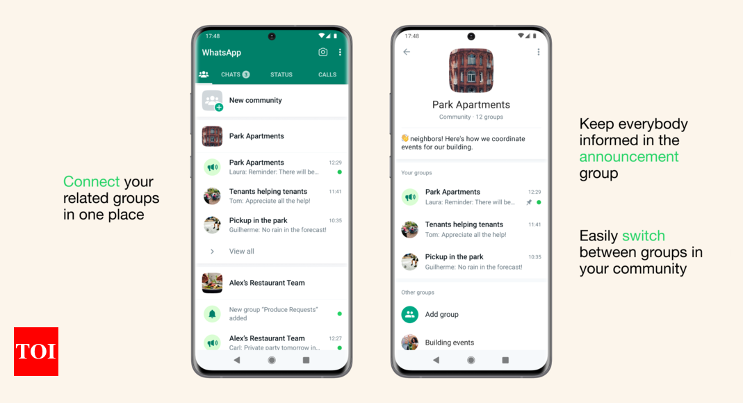 WhatsApp rolls out Communities feature, here’s what it means for users – Times of India