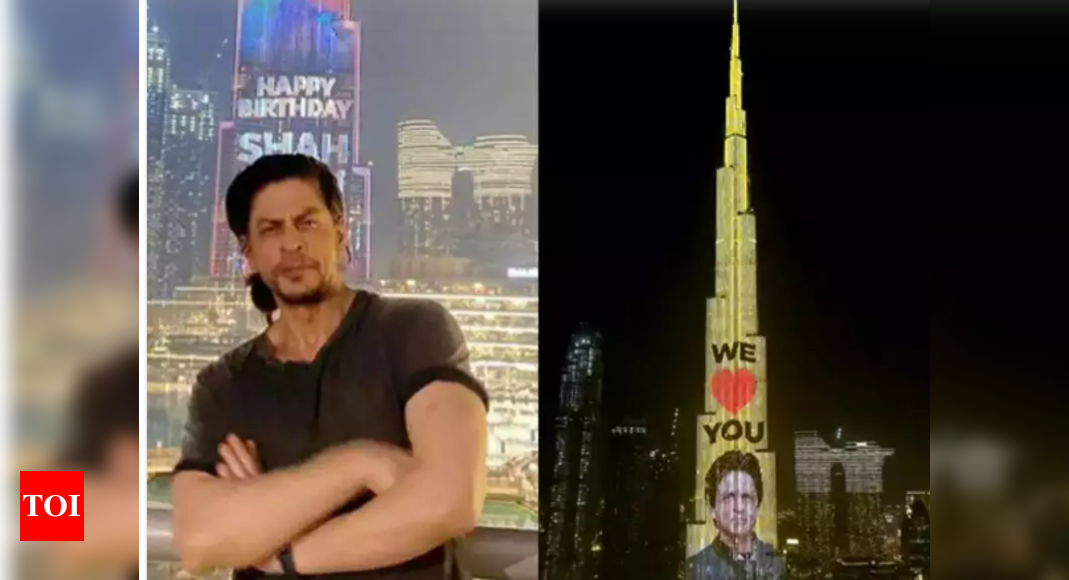 Burj Khalifa Lights Up For Shah Rukh Khan's Birthday, Tujhe Dekha To Ye ...