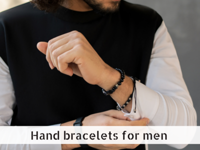 Men's Leather Bracelet (Brown Leather) by Talisa - Engravable bracelets