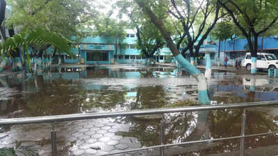 Chennai rain: Govt school faces inundation, announces holiday for students