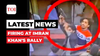 Former Pakistan PM Imran Khan suffers bullet injury after shots fired at rally - Times of India