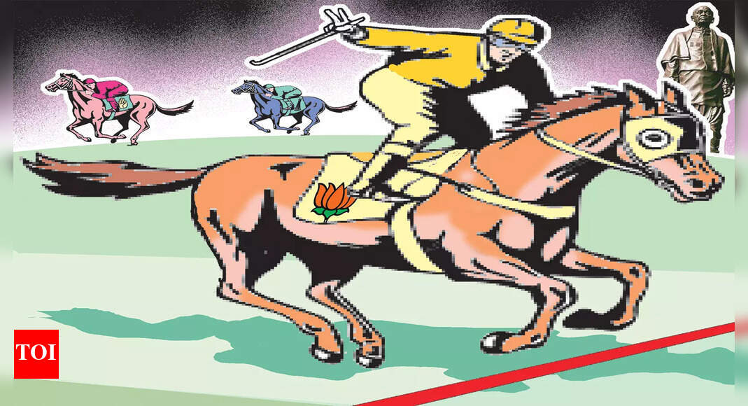 In Gujarat, AAP's gain, Congress' loss, BJP's sweep? | India News ...