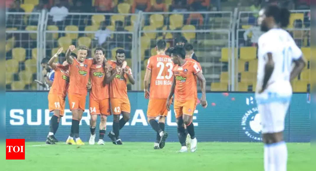ISL: FC Goa celebrate first home match with 3-0 drubbing of Jamshedpur FC | Football News – Times of India