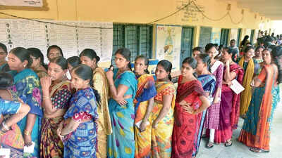 Telangana: Amid minor clashes, record 92% vote in Munugode poll