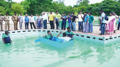 Trichy: National Institute of Technology professor invents cost-effective rescue boat