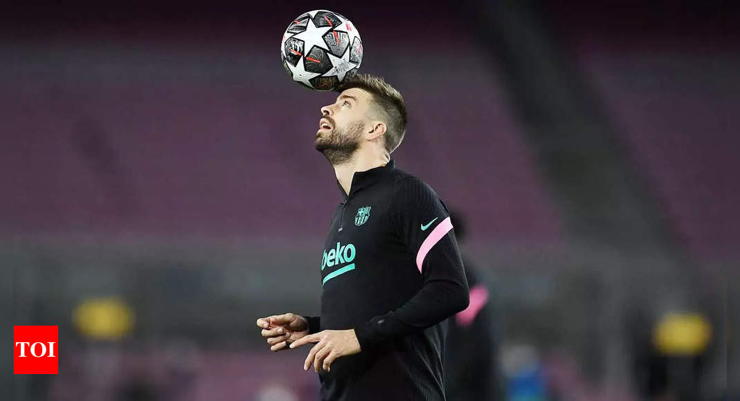 Barcelona’s Gerard Pique announces retirement after stellar career | Football News – Times of India