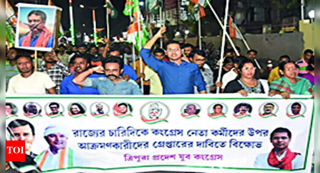 10 Injured In Political Clashes In Tripura, 4 Cong Workers Held ...