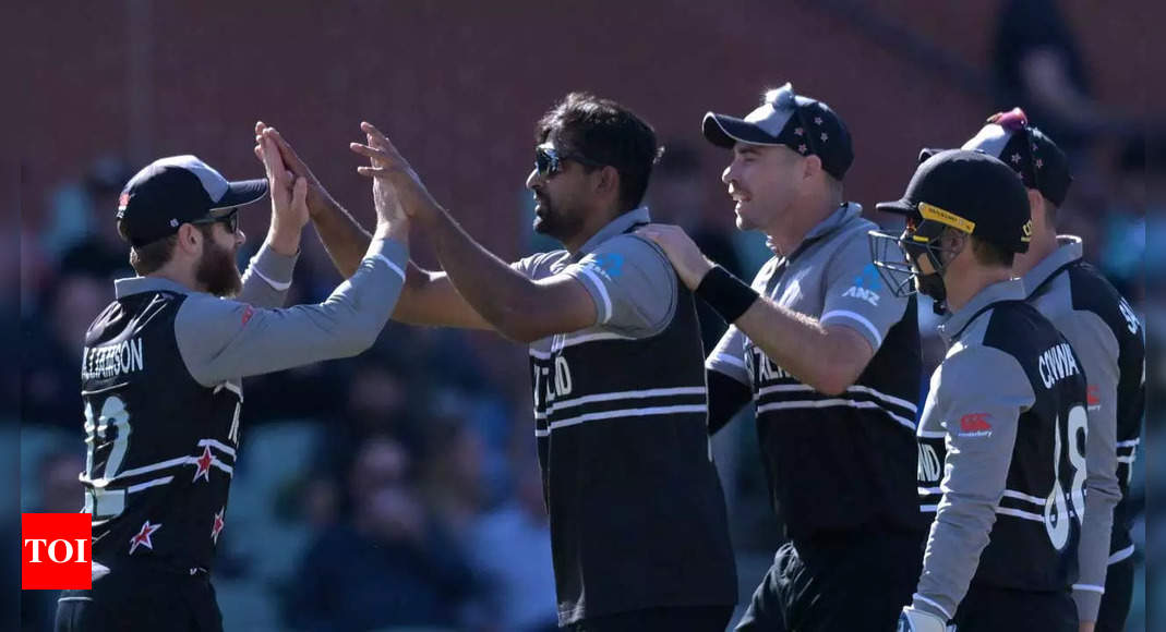 T20 World Cup, New Zealand vs Ireland: Kane Williamson, spinners set up New Zealand’s 35-run win over Ireland | Cricket News – Times of India
