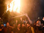 Protest following the shooting incident in Wazirabad, in Rawalpindi