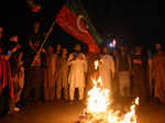 Protest following the shooting incident in Wazirabad, in Rawalpindi