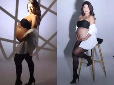 Netizens troll Debina for maternity photoshoot