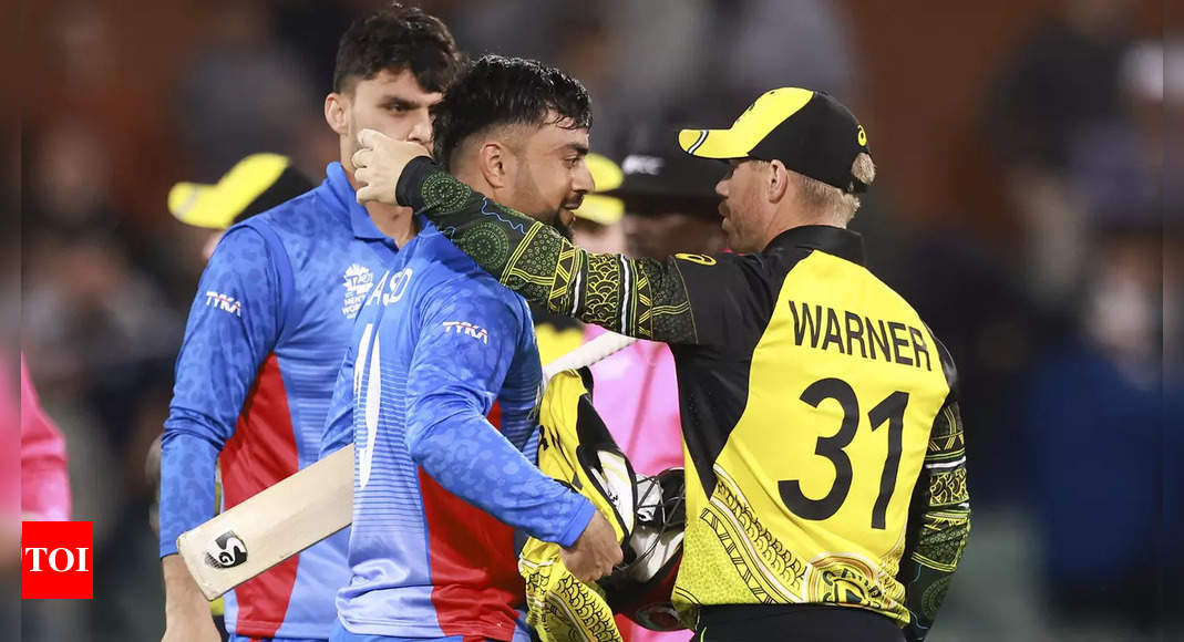 T20 World Cup, Australia vs Afghanistan: Australia survive Rashid scare to keep slim semifinal hopes alive | Cricket News – Times of India