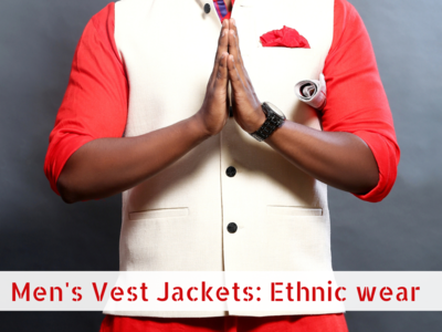 Men S Vest Jackets Ethnic Wear At Its Best Times Of India August 2024   95306245 