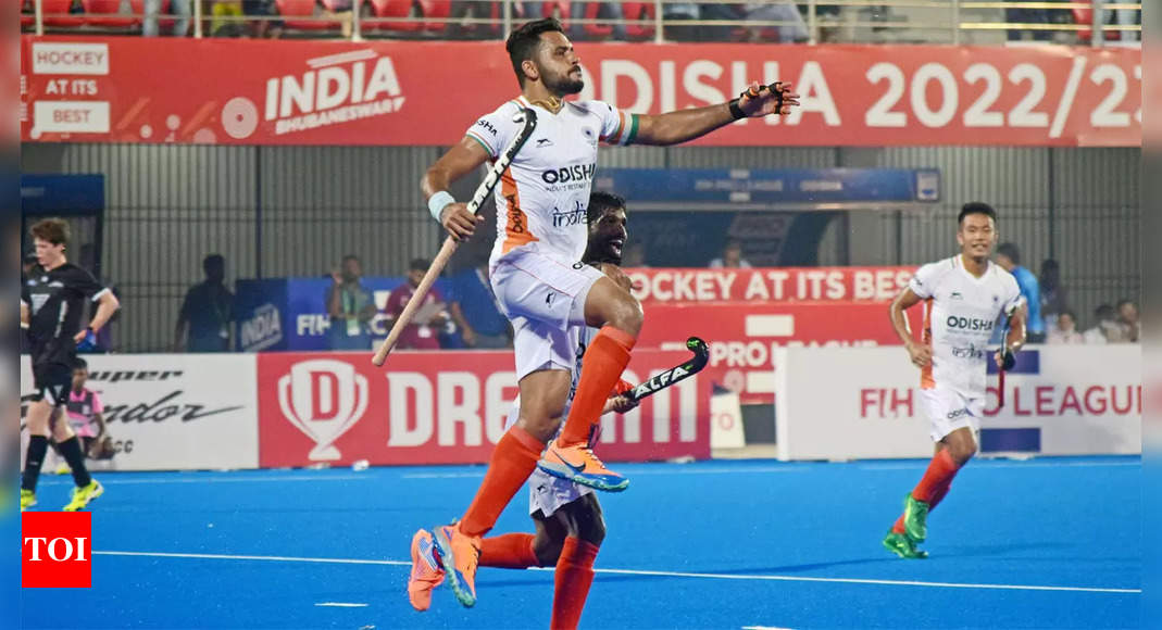 Rampaging India thrash New Zealand 7-4 in FIH Pro League | Hockey News – Times of India