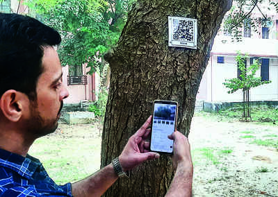 Qr Codes Installed On 351 Trees Of 70 Plant Species In Meerut Univ ...