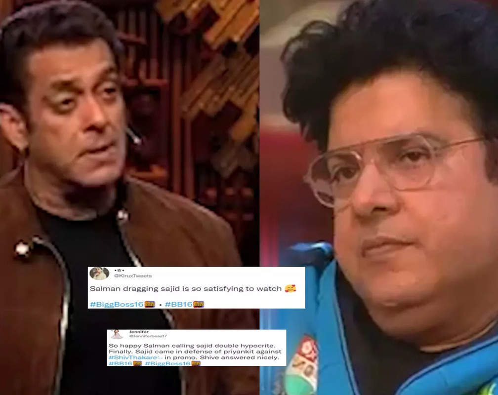
'Sajid ki dhulaai': Salman Khan calls Sajid Khan 'hypocrite' in 'Bigg Boss 16'; netizens say 'so satisfying to watch'
