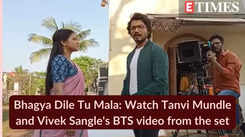 Bhagya Dile Tu Mala: Watch Tanvi Mundle and Vivek Sangle's BTS video from the set
