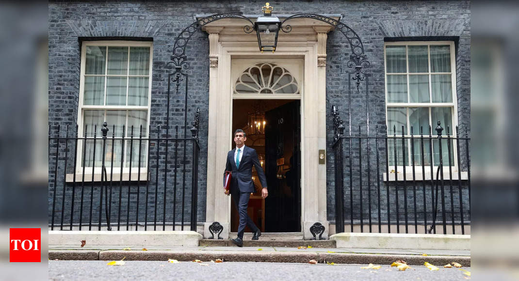 UK PM Sunak moves back to smaller flat above 10 Downing Street usually kept for chancellor of exchequer – Times of India