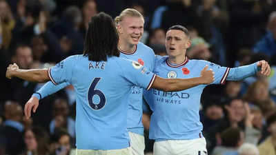 Premier League: Last-gasp Erling Haaland Penalty Earns 10-man Man City ...