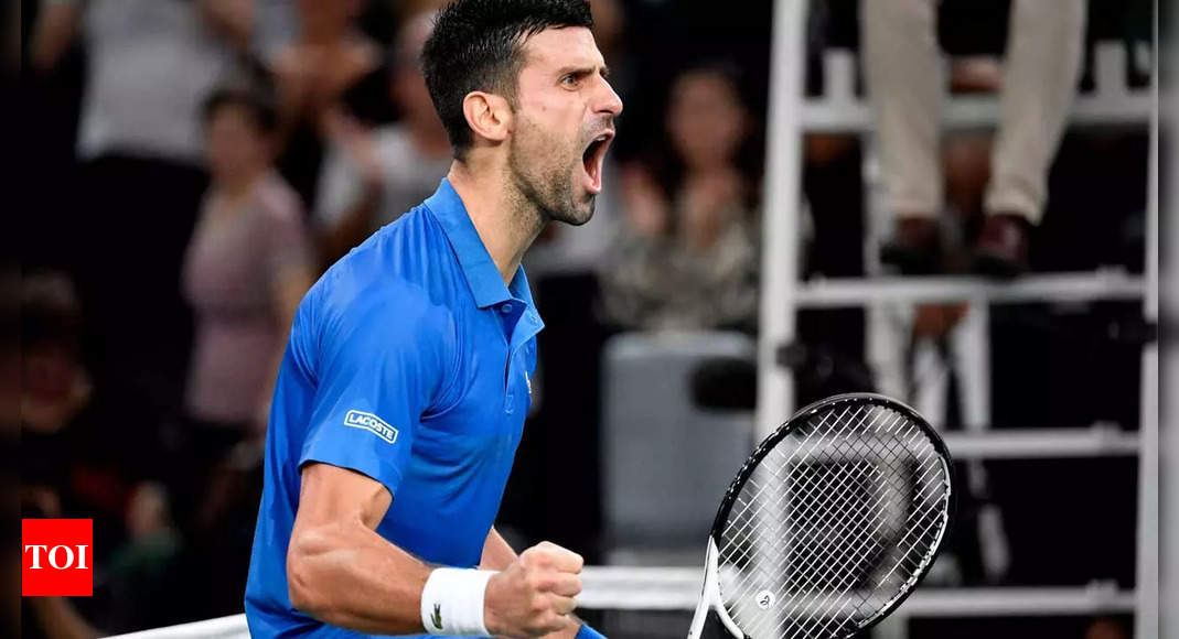 Novak Djokovic to face Holger Rune in Paris Masters final | Tennis News – Times of India