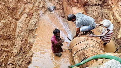 Hyderabad: Taps run dry in 30,000 homes after major pipeline leak