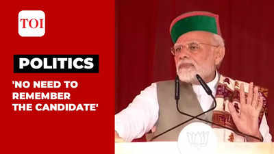 Himachal Pradesh polls 2022: No need to remember candidate, vote for lotus, says PM Modi