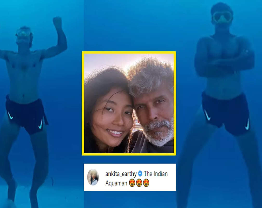 
Milind Soman 'chills' in Indian Ocean; wife Ankita Konwar call him 'The Indian Aquaman'
