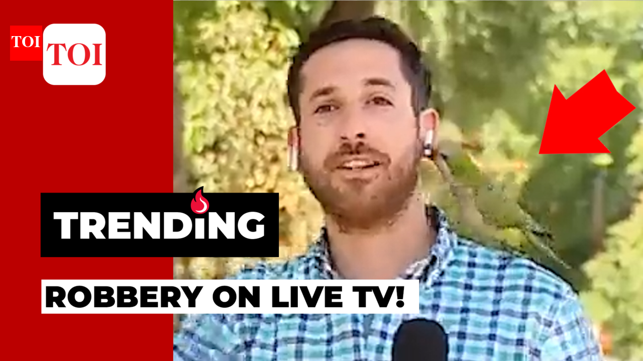 Viral video: Parrot steals earphone from reporter’s ear during live show