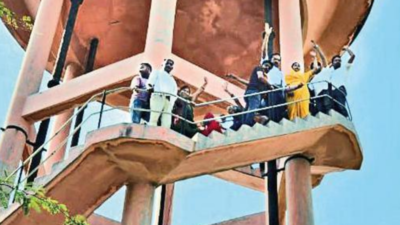 Rajasthan: BJP MLA climbs atop water tank to protest 'cops' inaction'