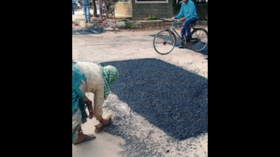 Pothole fix: Bruhat Bengaluru Mahanagara Palike makes several bad roads worse